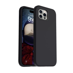 Coque en Cuir iPhone 16 Pro Noir — ECO · Smarty Paris 18e